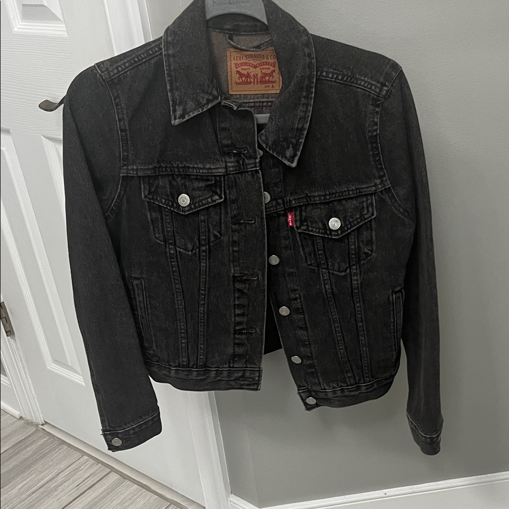 Levi's Charcoal Black Denim Jacket